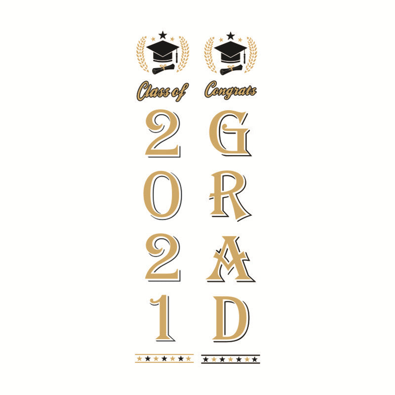 Graduation Ceremony Decoration Door Party Layout Flag