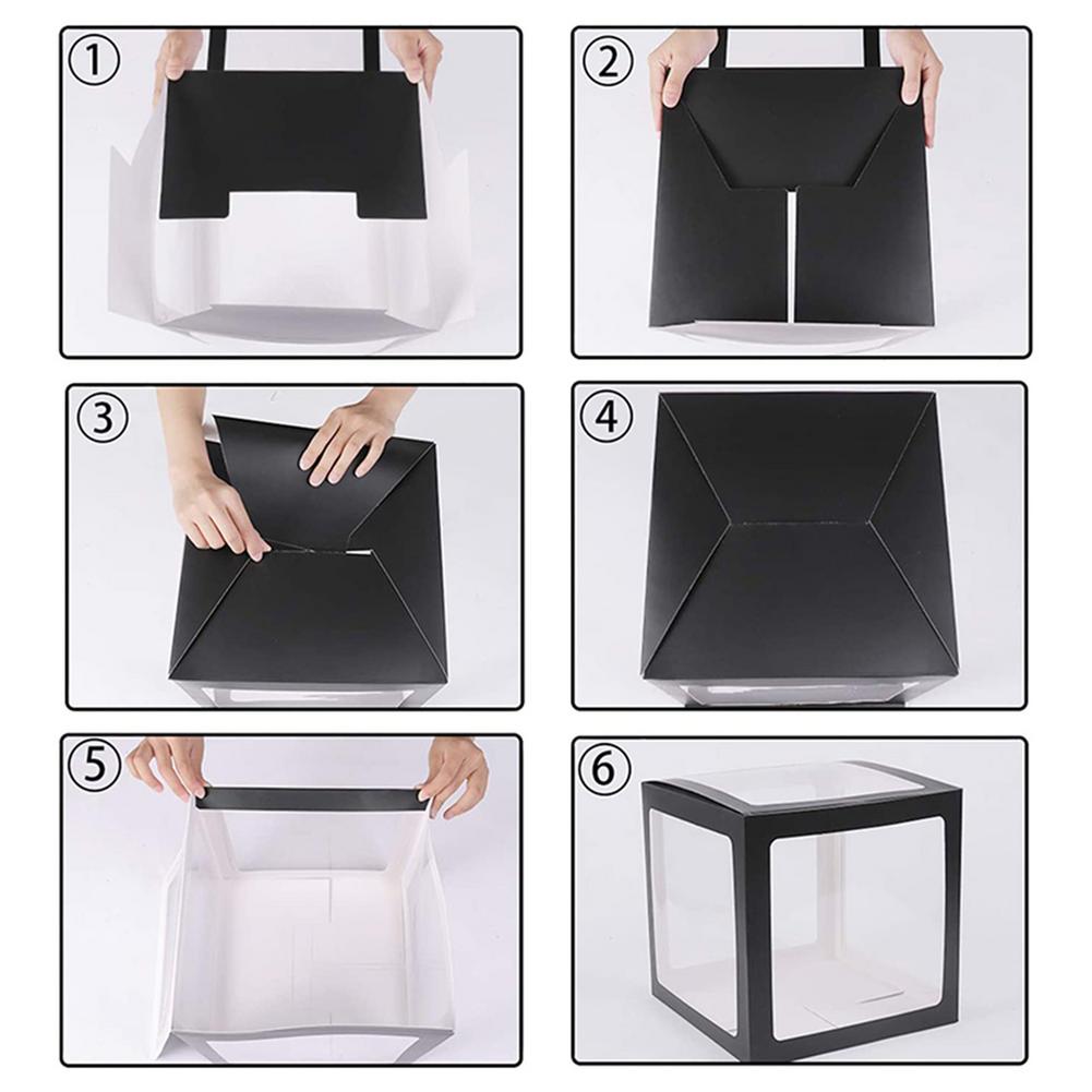 Black Balloon Box Graduation Ceremony Decoration
